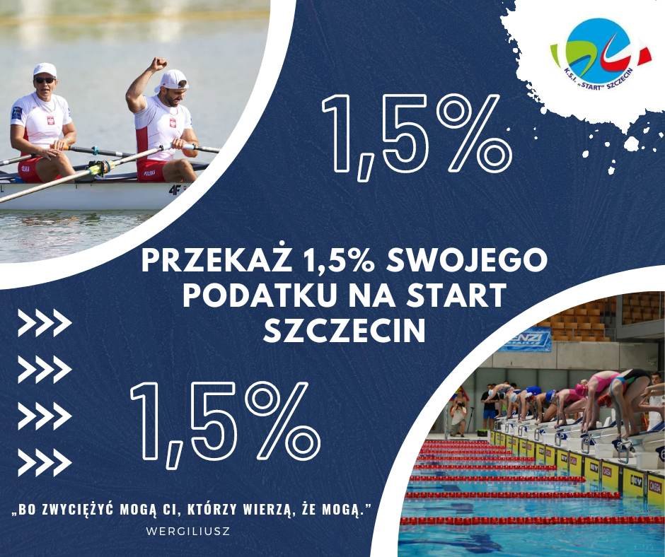 Wesprzyj naszych sportowców, przekaż 1,5% podatku